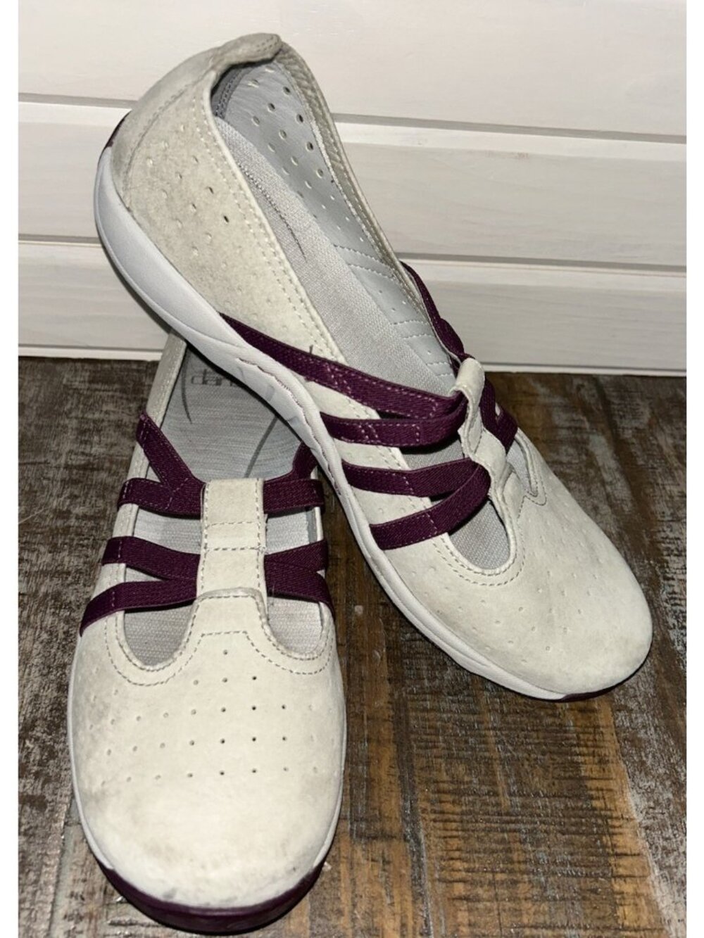 Dansko Sz 40 (9.5-10) Hope Leather Perforated Slip On Sneaker Comfort Shoes EUC